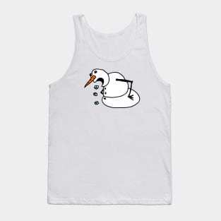 Sick Snowman Tank Top